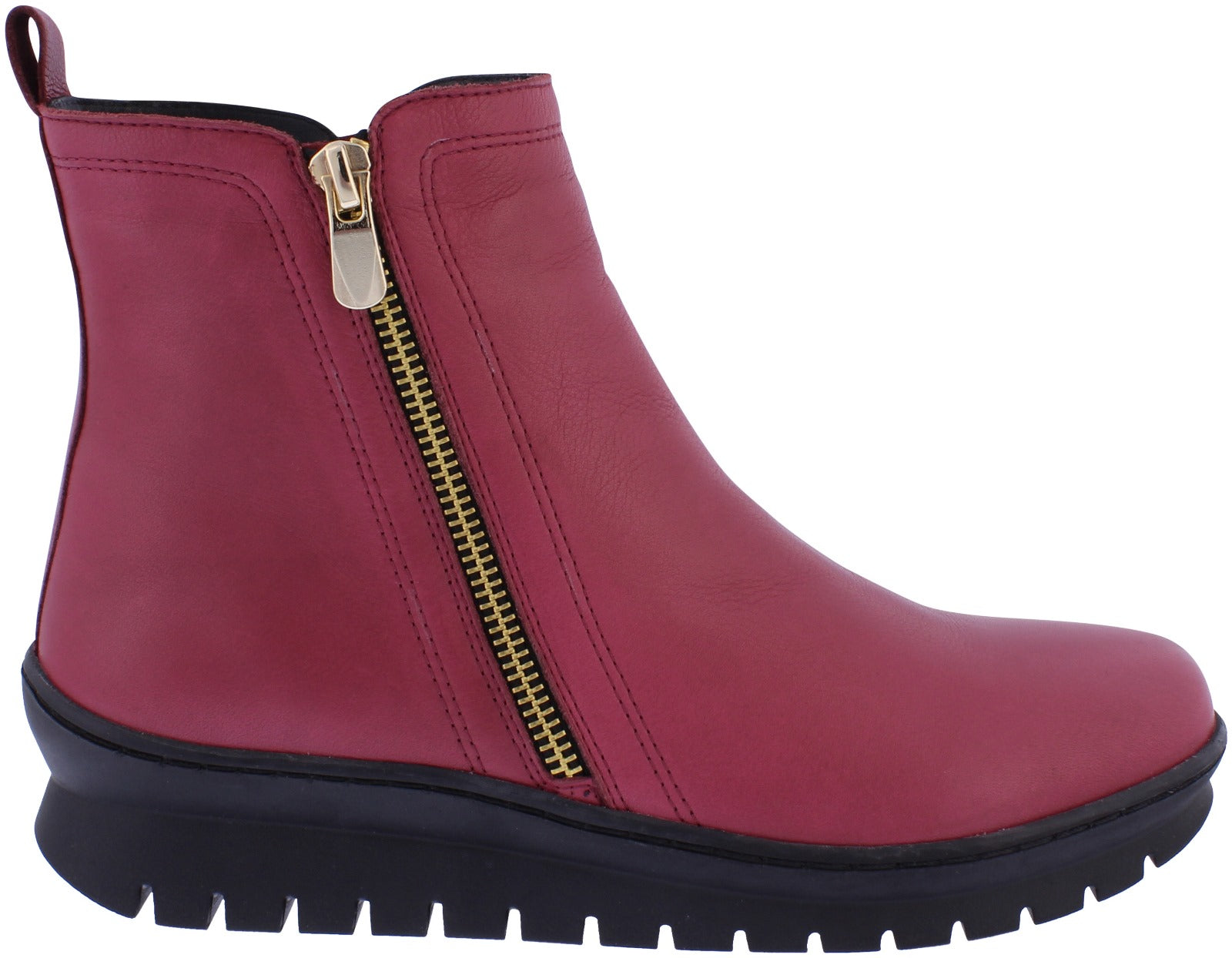 Adesso Naomi boots in pink cranberry - [shop_name Strathaven] [womens clothing]