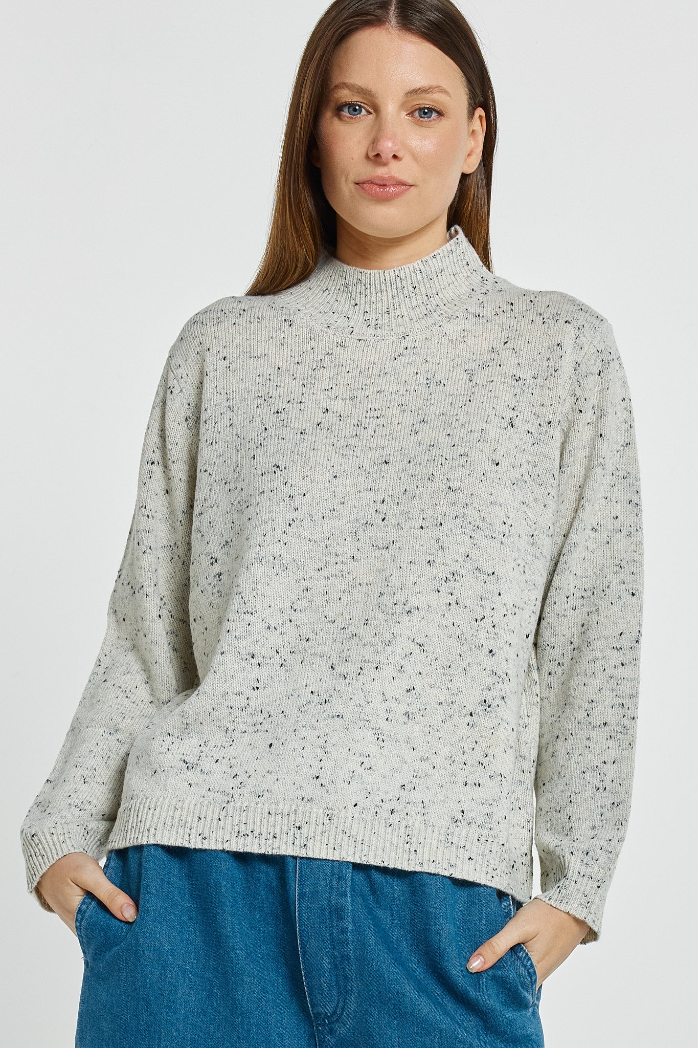 Betty Basics Carlin sweater in cream - [shop_name Strathaven] [womens clothing]