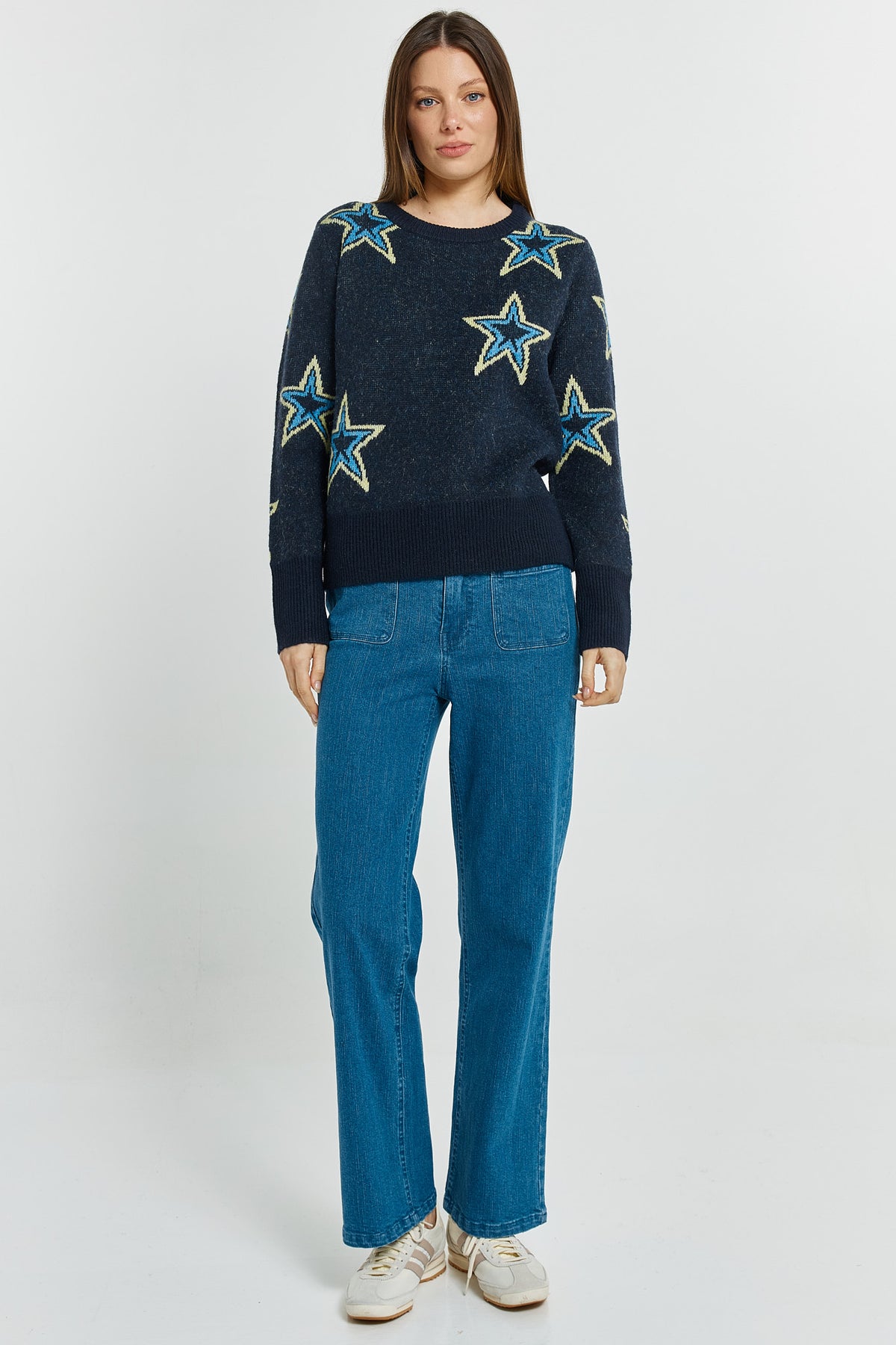Betty Basics Serena sweater with star - [shop_name Strathaven] [womens clothing]