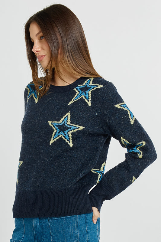 Betty Basics Serena sweater with star - [shop_name Strathaven] [womens clothing]