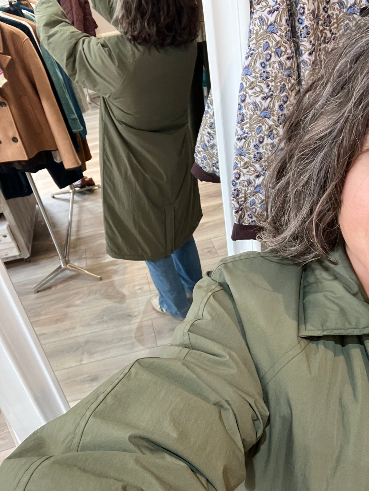 Paz Torras olive green coat - [shop_name Strathaven] [womens clothing]