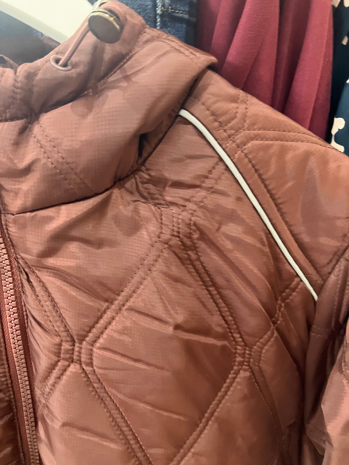 Fransa Agate jacket in rum raisin
