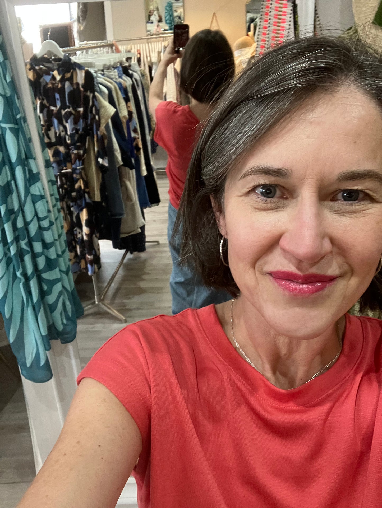 Numph Nulizy modal top in cayenne red