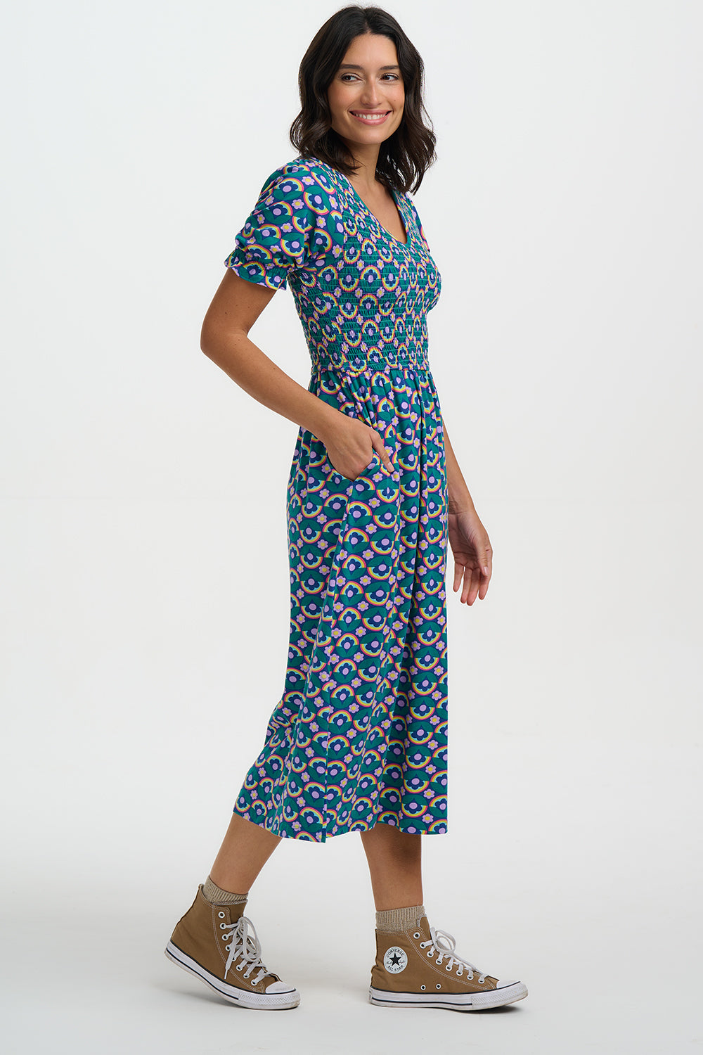 Sugarhill Brighton Daphne jersey midi dress - [shop_name Strathaven] [womens clothing]