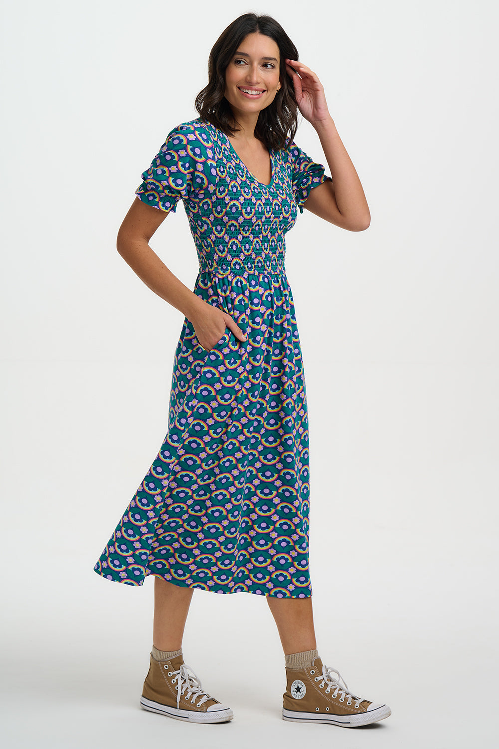 Sugarhill Brighton Daphne jersey midi dress - [shop_name Strathaven] [womens clothing]
