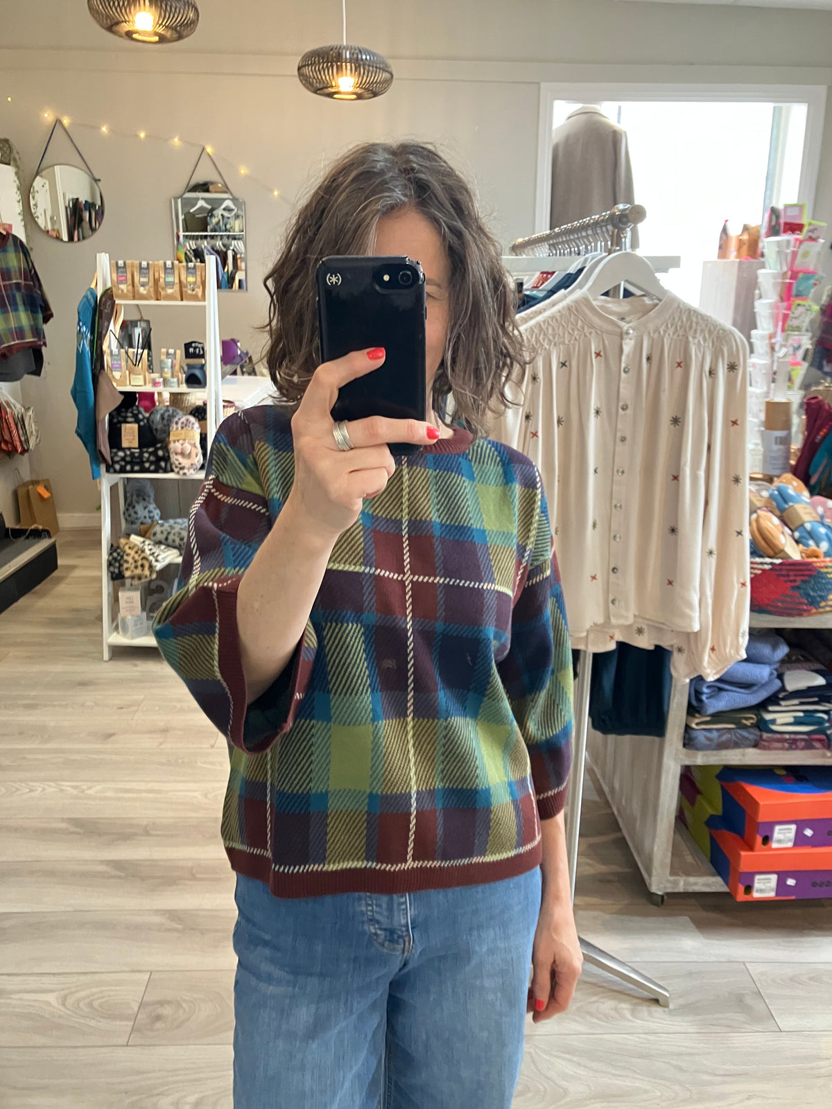 Pretty Vacant Roma sweater in Rum Raisen - [shop_name Strathaven] [womens clothing]