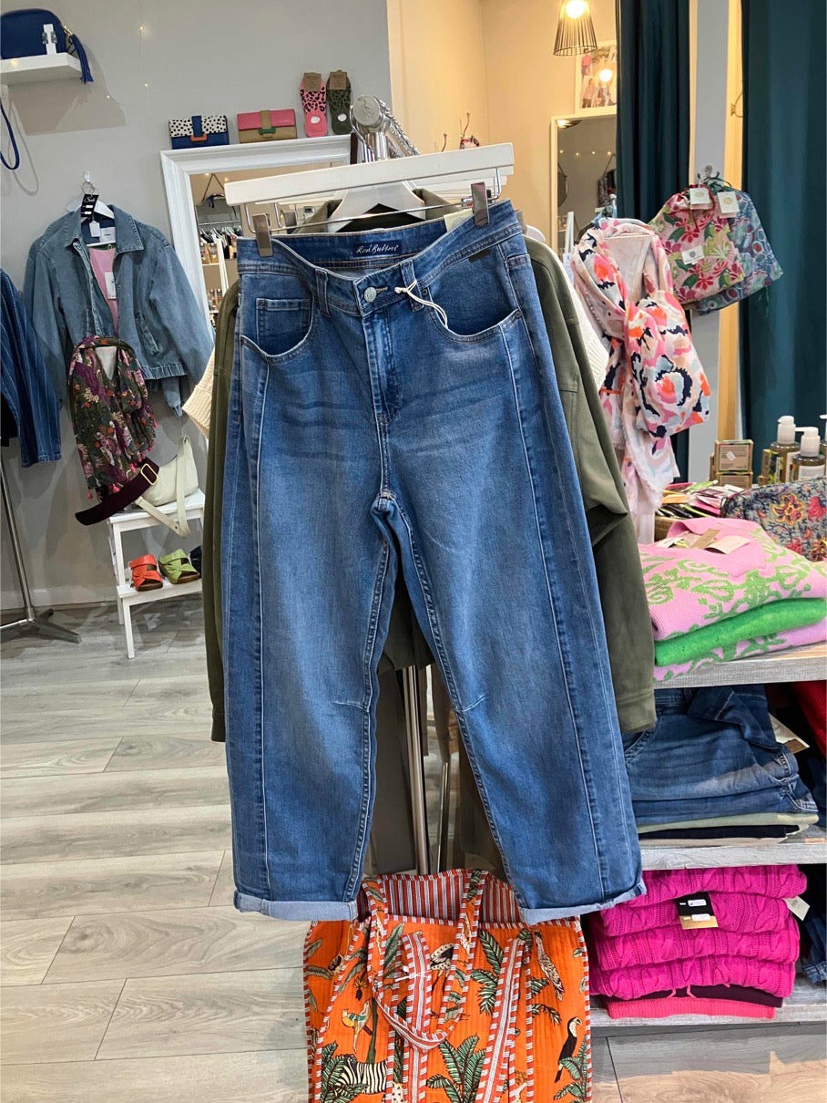 Red Button Caitlina sidepatch in mid stone - [shop_name Strathaven] [womens clothing]