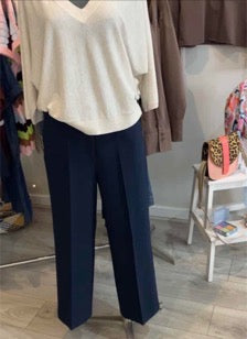 Numph Nuronja trousers in salute blue