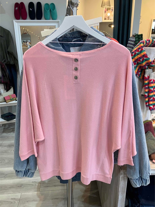 Yest Raina sweater in pink - [shop_name Strathaven] [womens clothing]