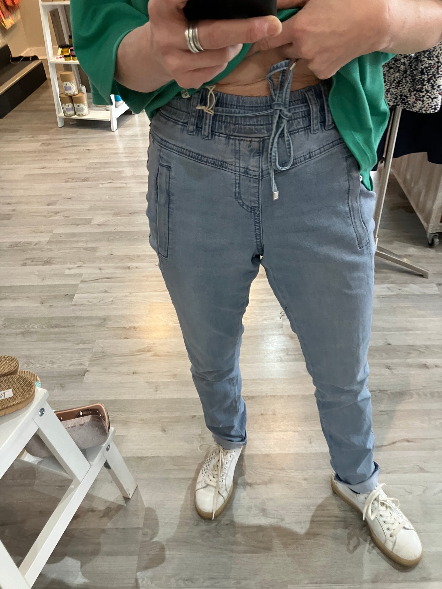 Red Button Tessy jogger bleach version in L31