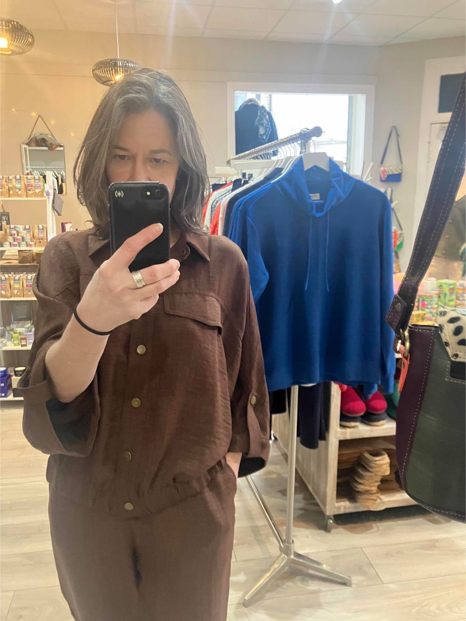 Soya Concept Charissa trouser in rocky road brown - [shop_name Strathaven] [womens clothing]