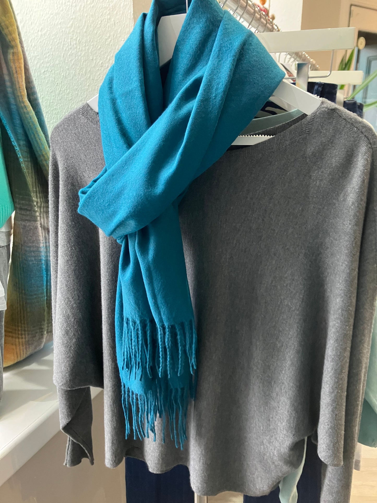 Yest Nanou sweater knit in grey melange
