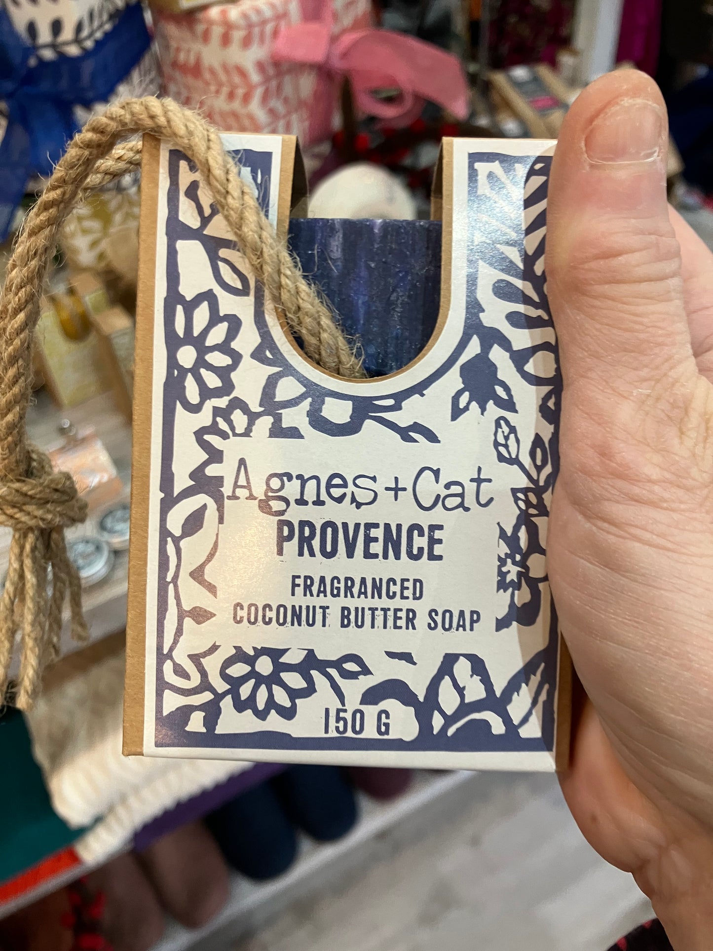 Agnes & Cat soap on a rope Provence scent