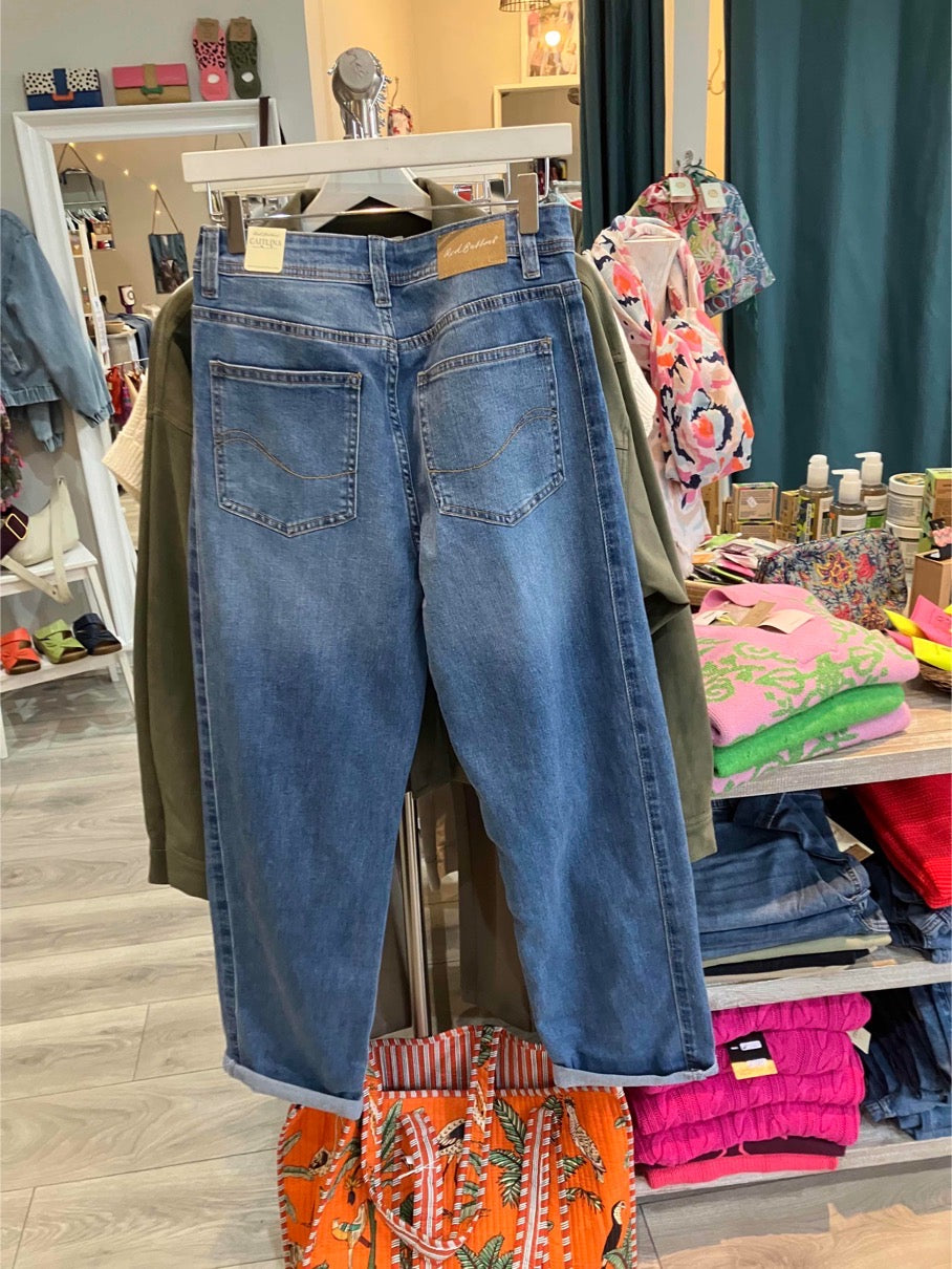 Red Button Caitlina sidepatch in mid stone - [shop_name Strathaven] [womens clothing]