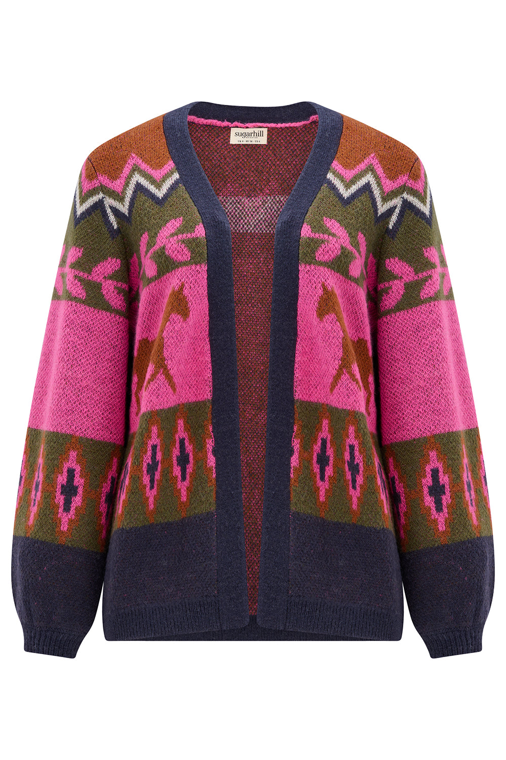 Sugarhill Brighton Yvette running horses cardigan