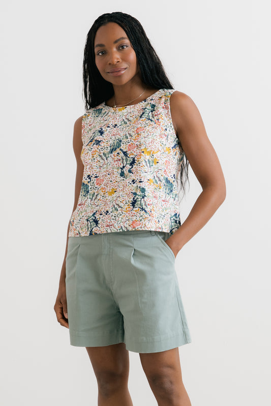 Lily & Me Cora harding vest in ecru - [shop_name Strathaven] [womens clothing]