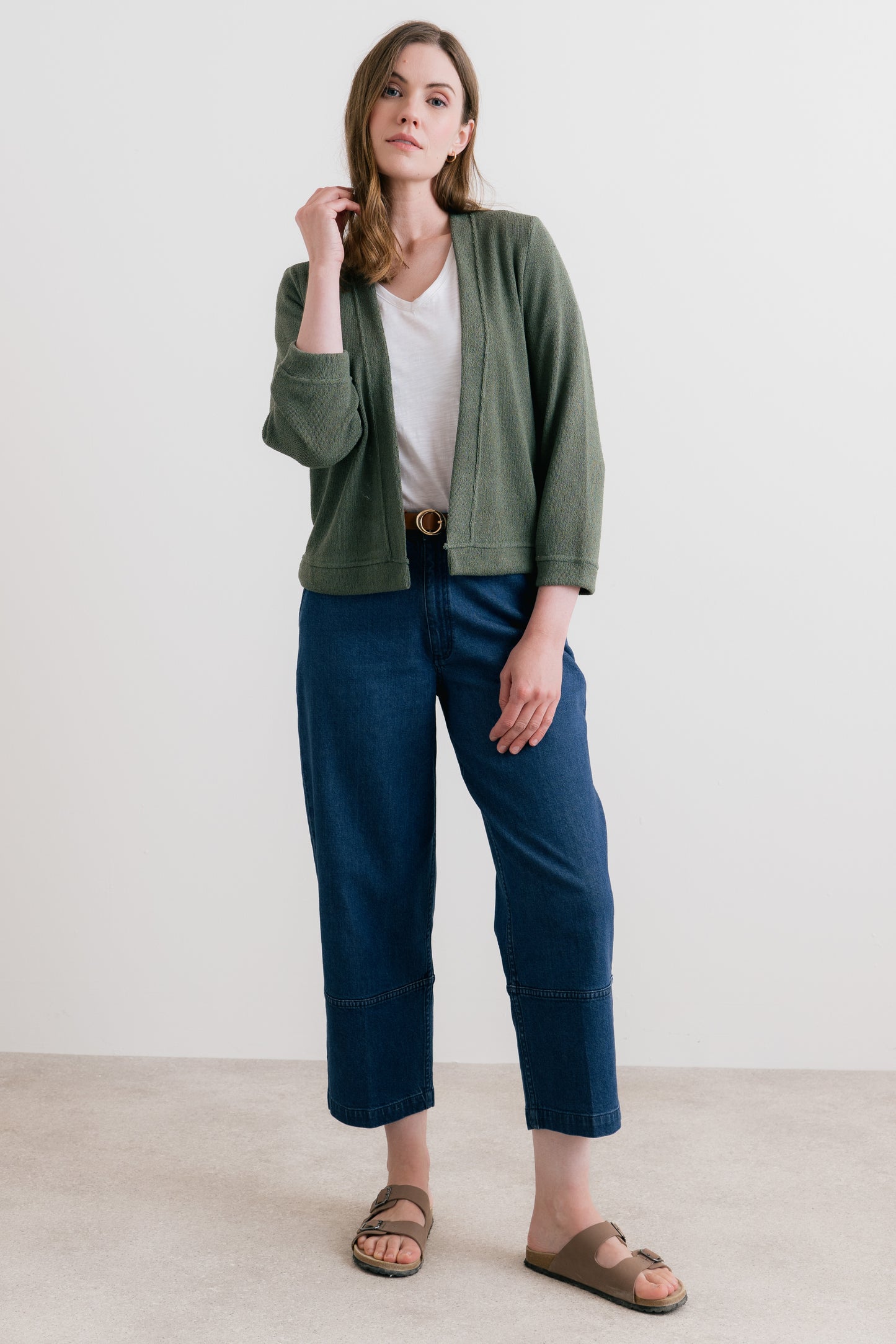Lily & Me Shore cardigan in laurel - [shop_name Strathaven] [womens clothing]