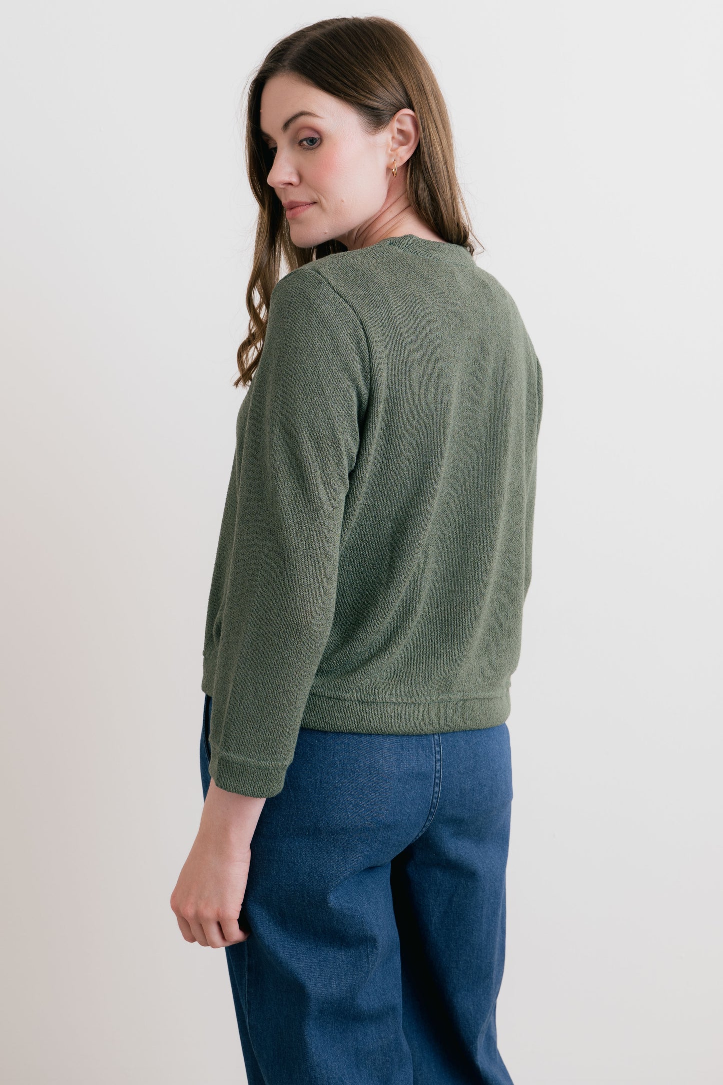 Lily & Me Shore cardigan in laurel - [shop_name Strathaven] [womens clothing]