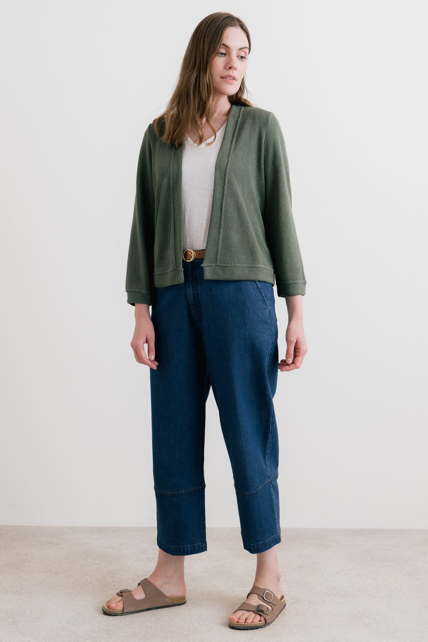 Lily & Me Shore cardigan in laurel - [shop_name Strathaven] [womens clothing]