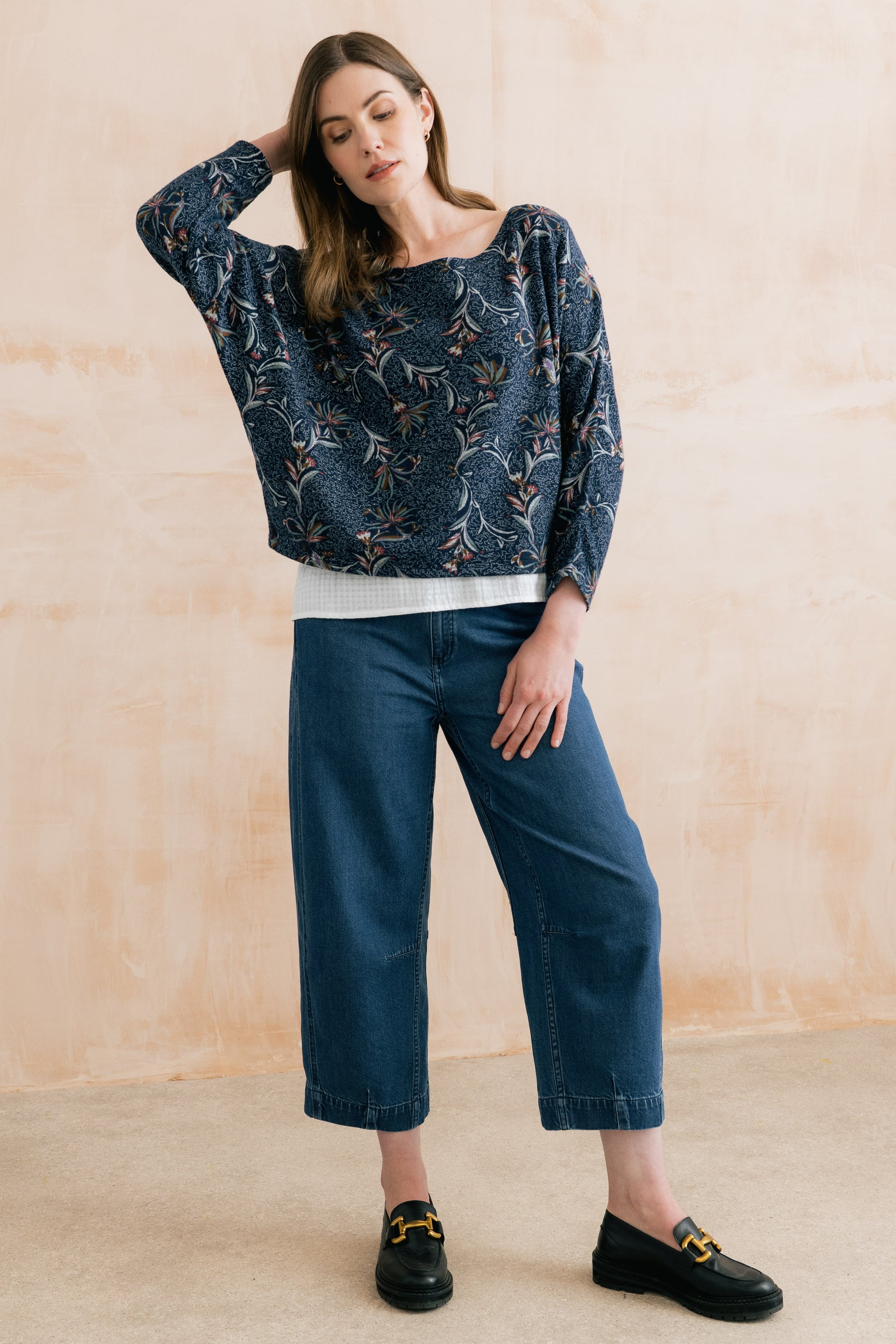 Lily & Me Penny jumper in herbarium - [shop_name Strathaven] [womens clothing]