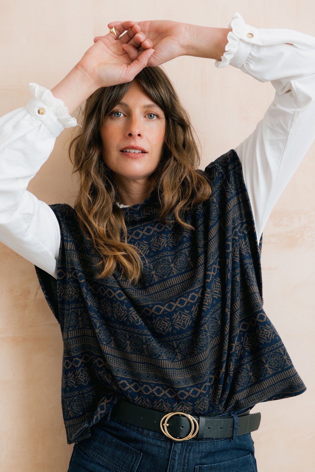 Lily & Me Sara relaxed Fair Isle tank - [shop_name Strathaven] [womens clothing]