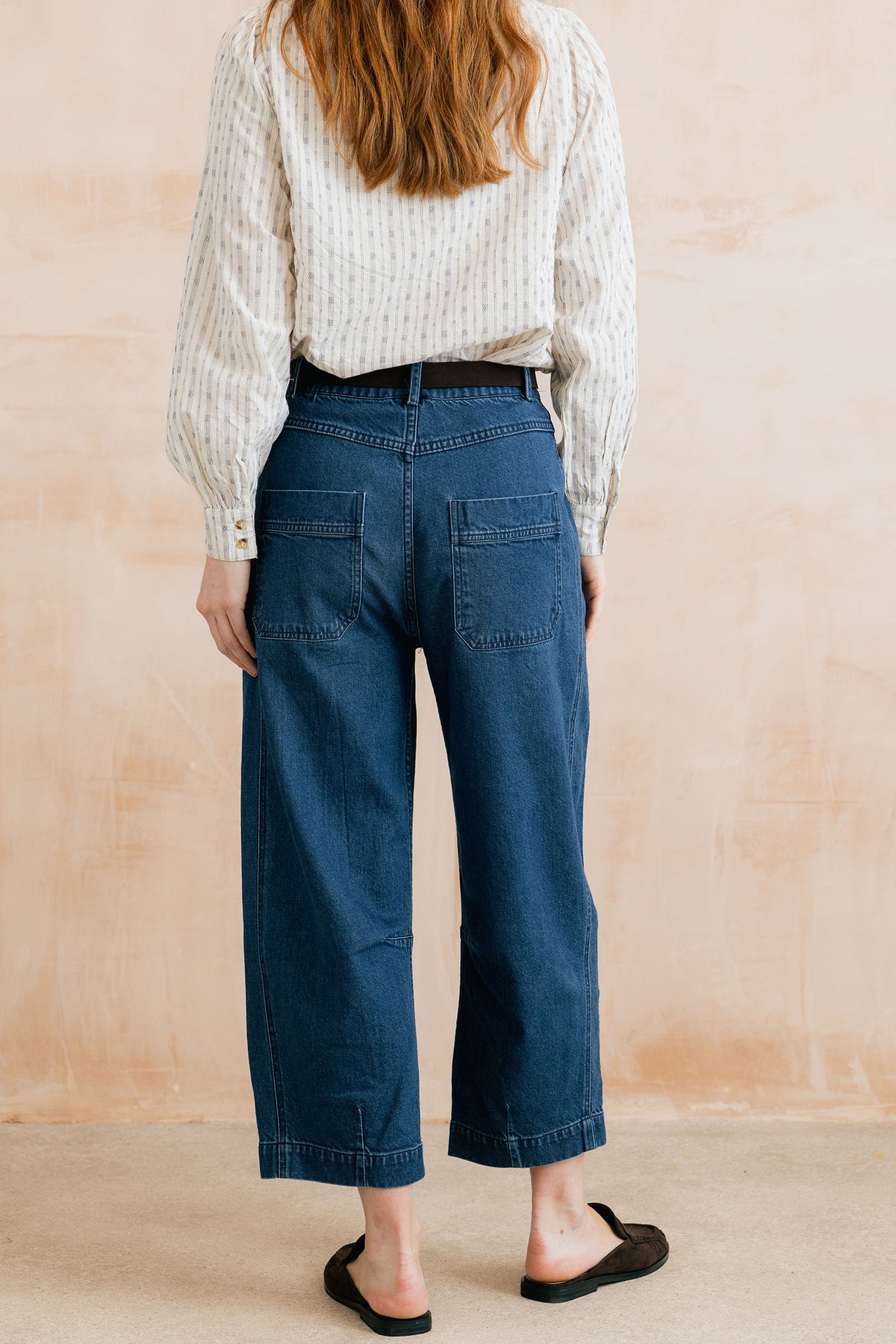 Lily & Me Georgia plain blue denim jeans - [shop_name Strathaven] [womens clothing]