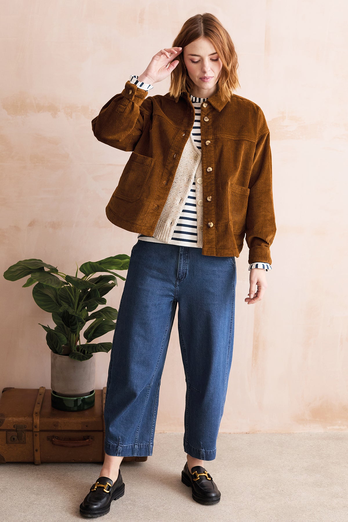 Lily & Me Georgia plain blue denim jeans - [shop_name Strathaven] [womens clothing]