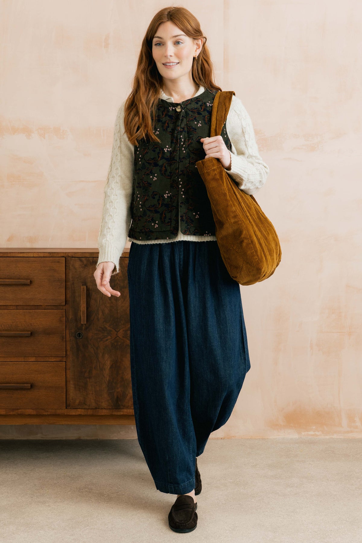 Lily & Me jumbo cord shopper - various colours - [shop_name Strathaven] [womens clothing]
