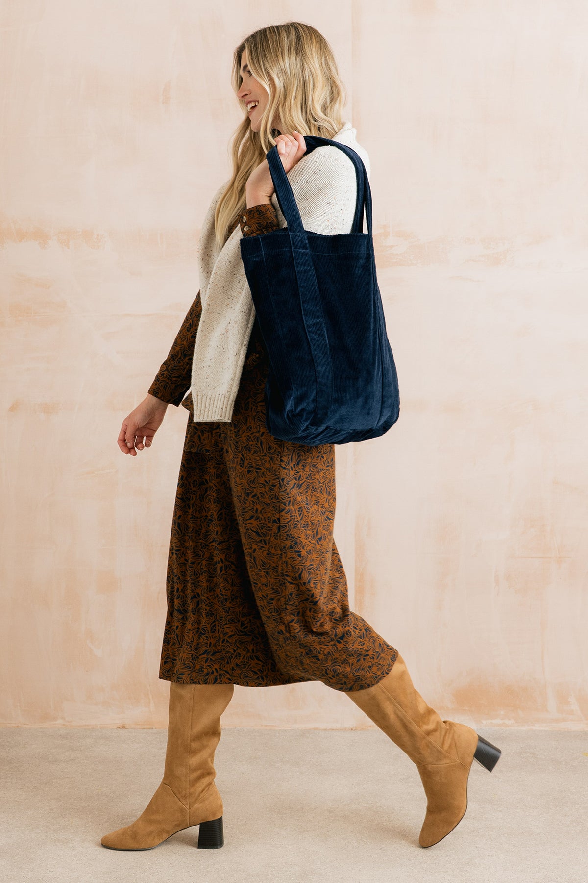Lily & Me jumbo cord shopper - various colours - [shop_name Strathaven] [womens clothing]