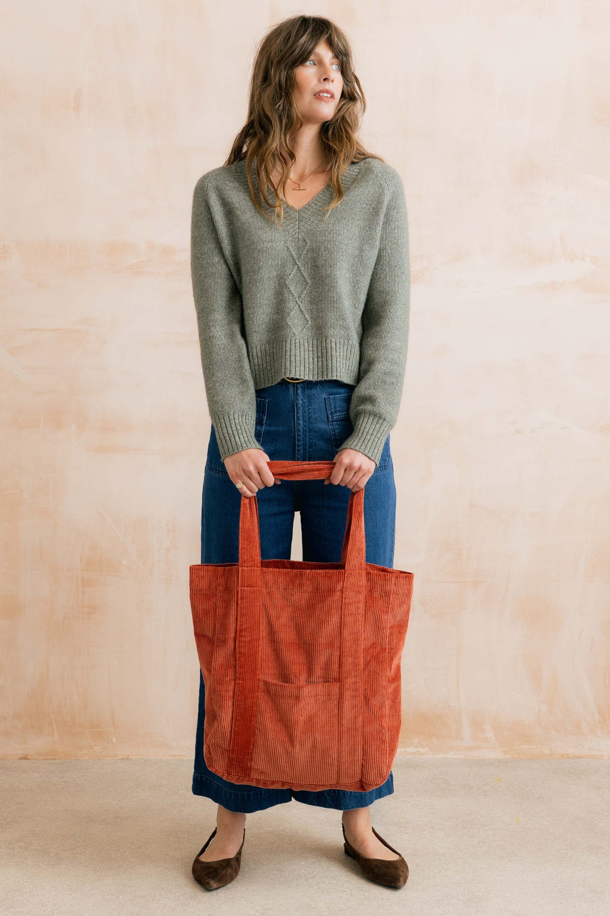 Lily & Me jumbo cord shopper - various colours - [shop_name Strathaven] [womens clothing]