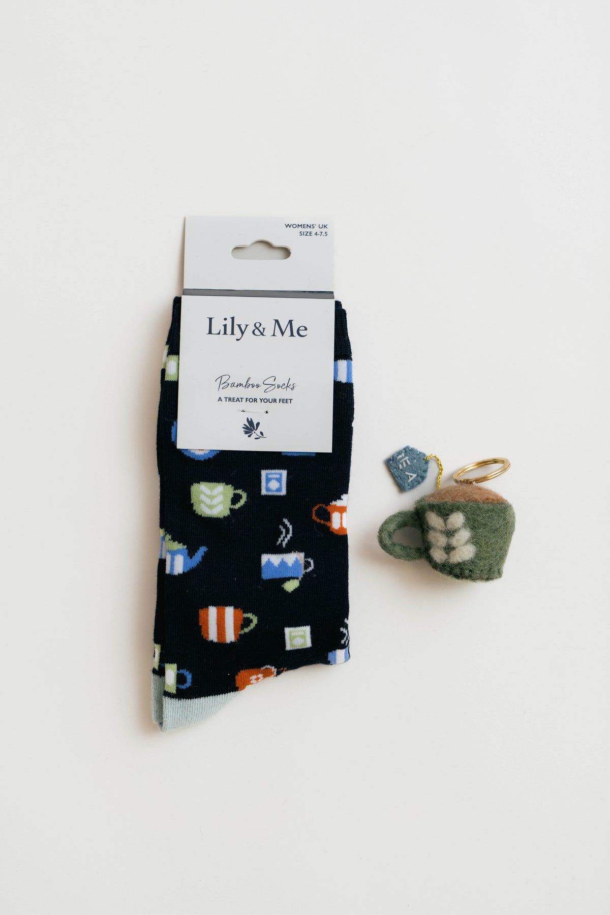 Lily & Me perfect cuppa sock gift set - [shop_name Strathaven] [womens clothing]