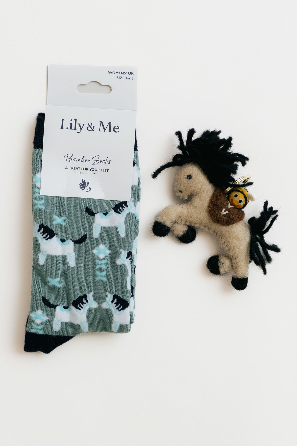 Lily & Me Horse sock gift set - [shop_name Strathaven] [womens clothing]