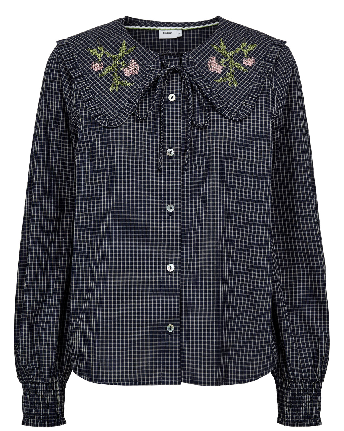 Numph Nuriya blouse in salute blue