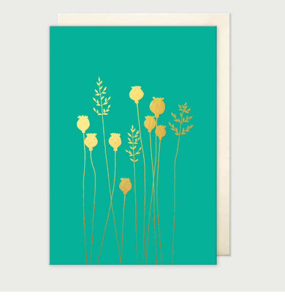 Eloise Hall FOIL bright card - [shop_name Strathaven] [womens clothing]