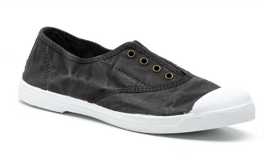 Natural World Old Lavanda vegan black sneaker