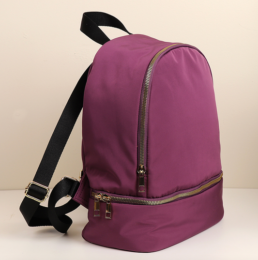 Mulberry recycled polyester rucksack with pink lining
