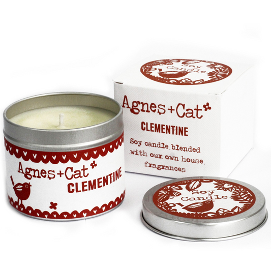 Agnes & Cat Soy wax tinned candle