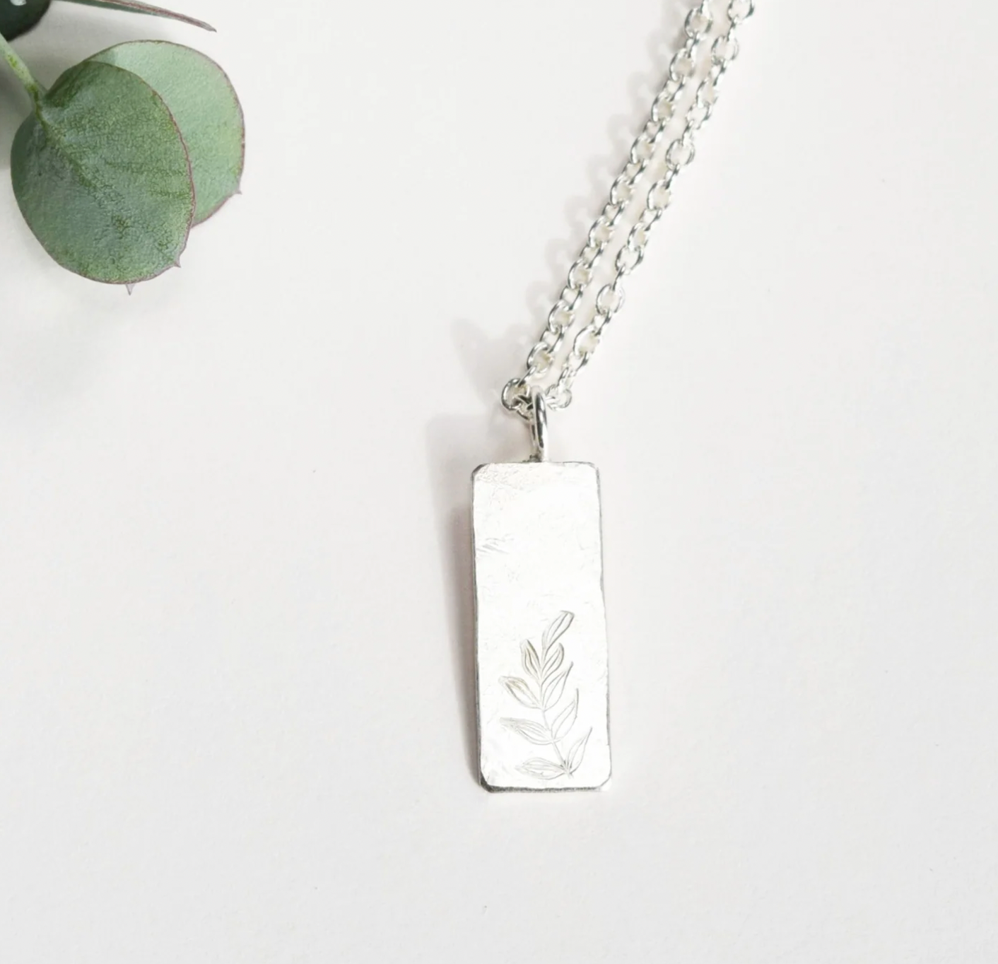 Muka silver back to nature necklace