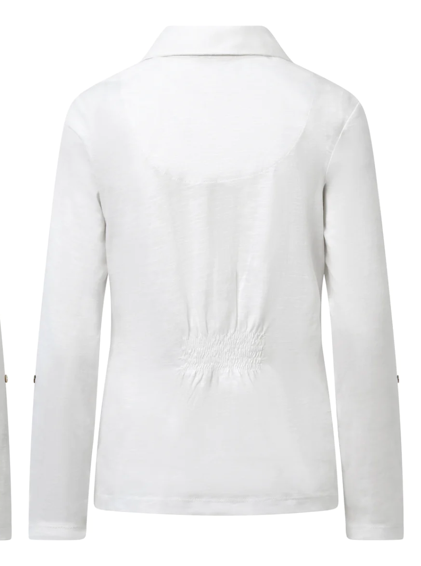 Mistral jersey shirt in white