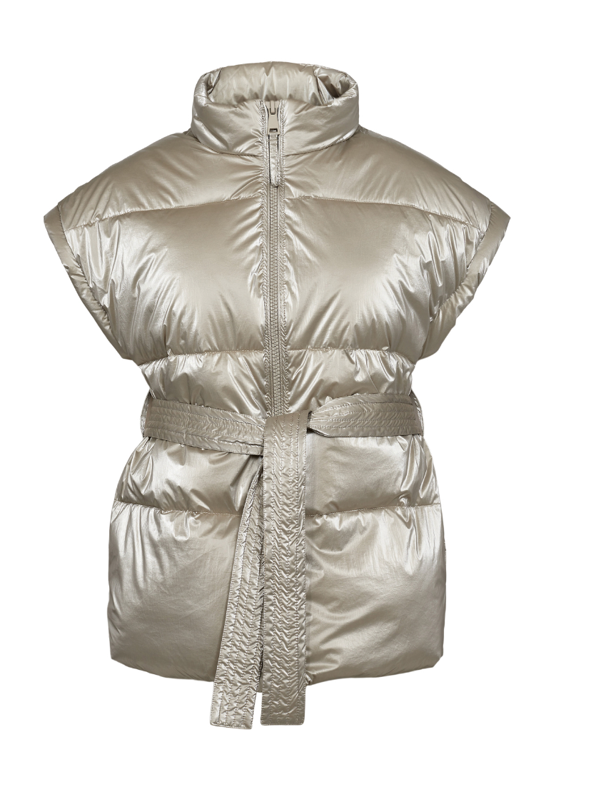 Numph Nukaro gilet in champagne