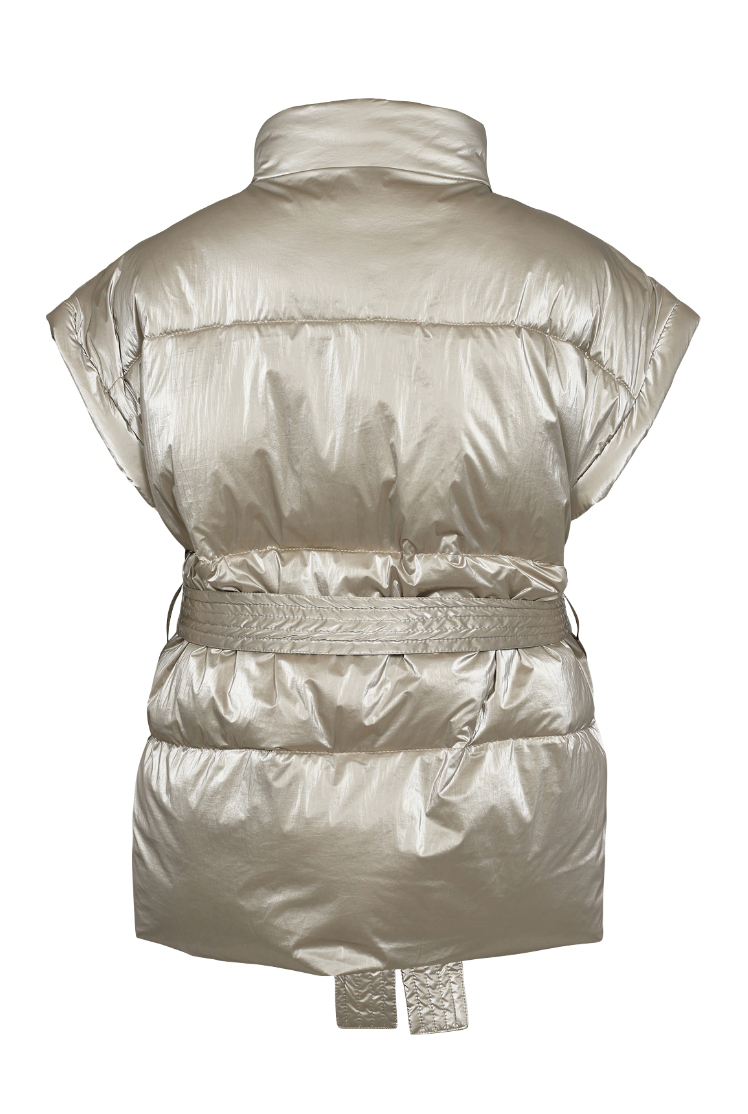 Numph Nukaro gilet in champagne