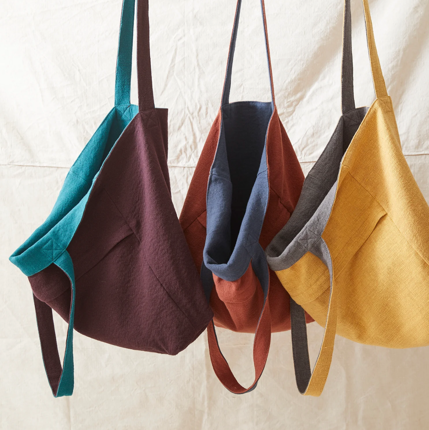Aura Que Ukso Reversible cotton tote bag