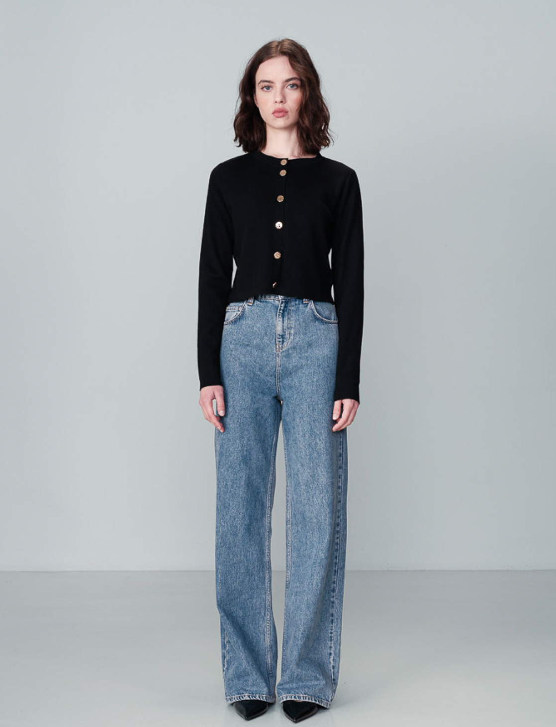 Grace & Mila Nabel cardigan in noir black