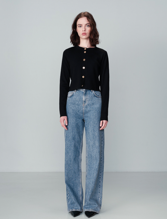 Grace & Mila Nabel cardigan in noir black
