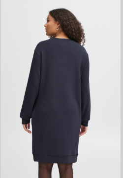 Fransa Aurora dress in navy blazer
