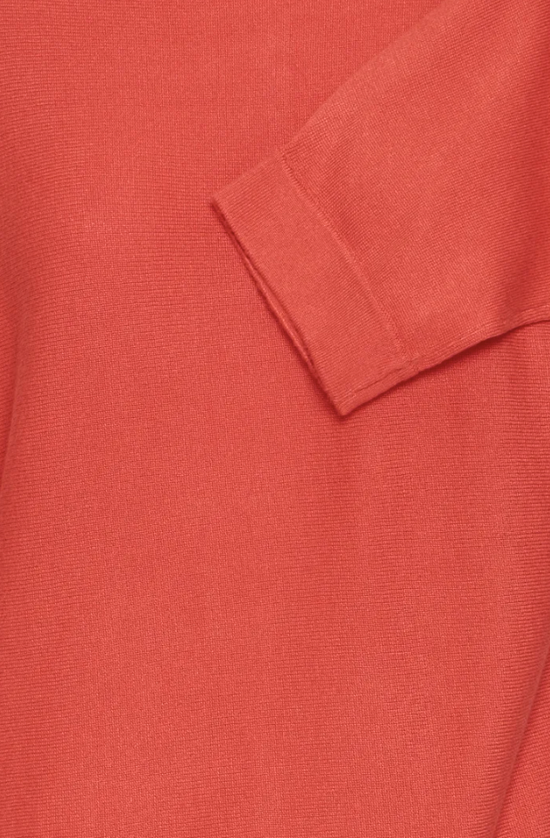 Fransa Clia sweater in poinsettia red