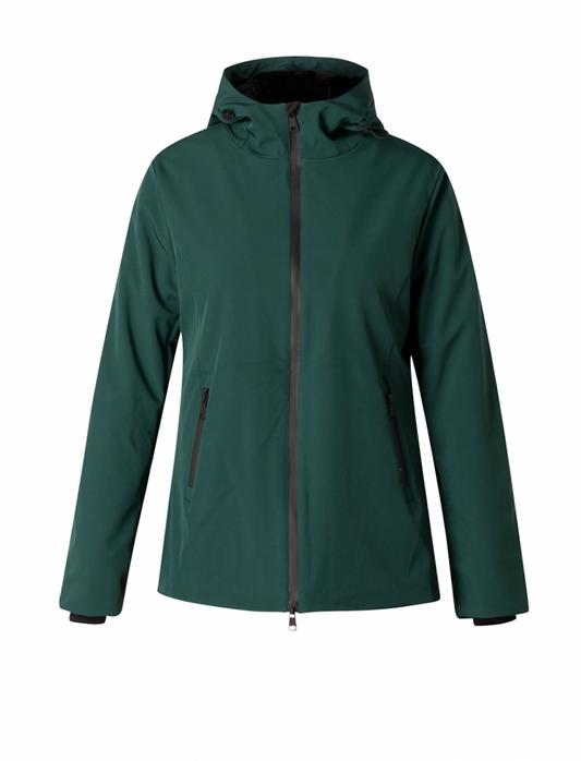 Yest Nox rain jacket in deep pine green