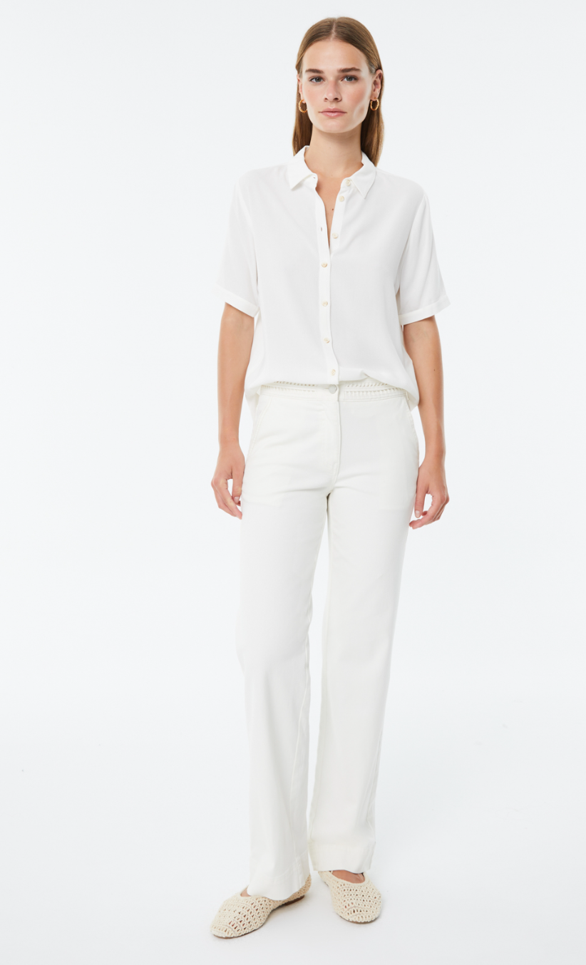 Paz Torras blouse in ecru white