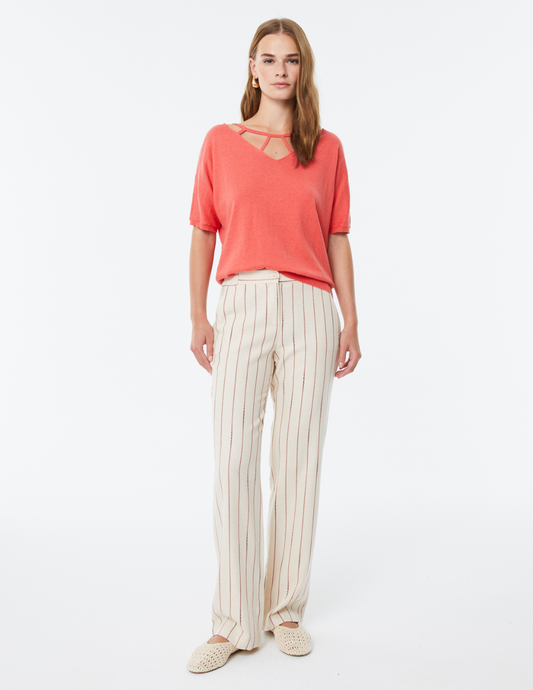 Paz Torras coral sweater