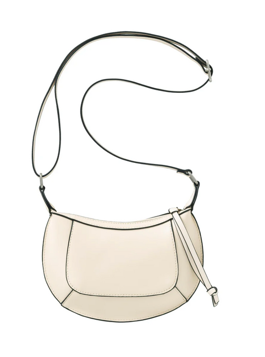 Yaya small leather crossover bag with adjustable strap